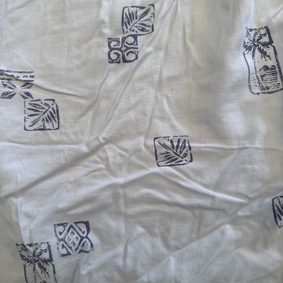 Quiksilver Silver Edition Shirt Men Large Blue Island Coastal Button Front - Picture 11 of 13